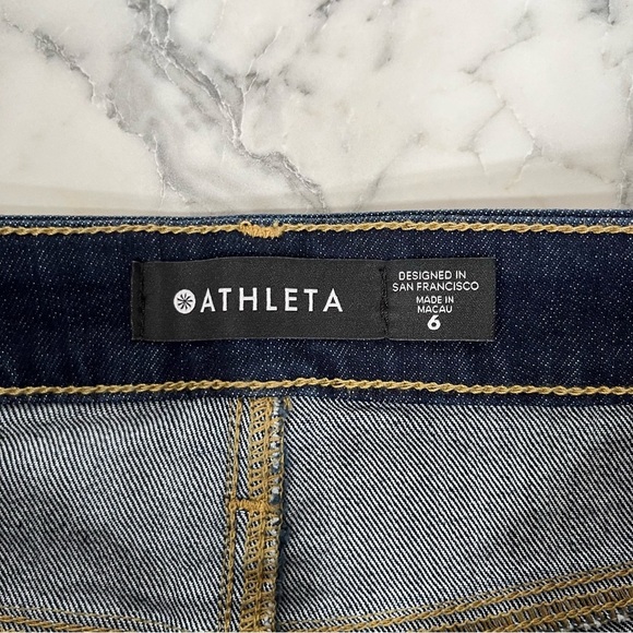 Athleta Sculptek Ultra Skinny Jeans Medium Dark Wash Stretch Denim 511195 Size 6 - Picture 11 of 13